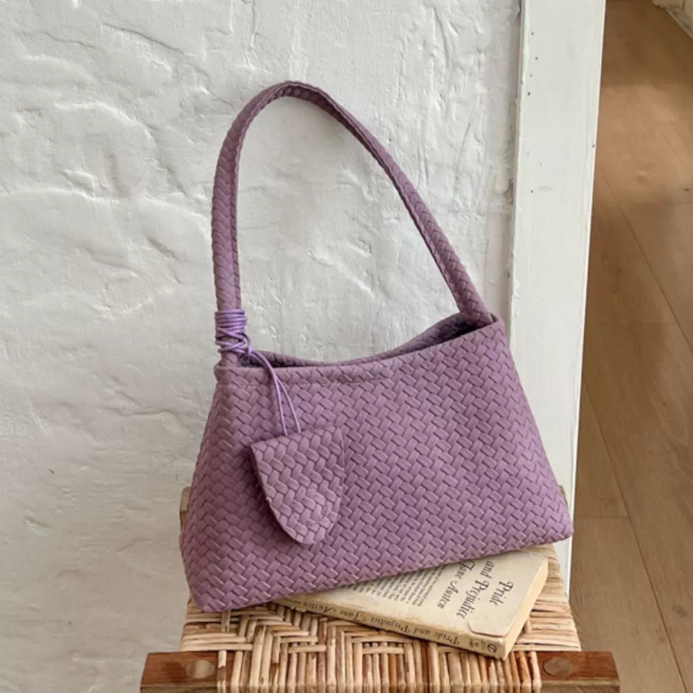 Woven Texture Shoulder Bag, image 8