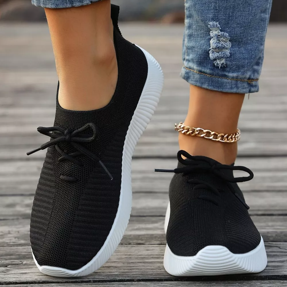 Round Toe Lace Up Sneakers, image 8