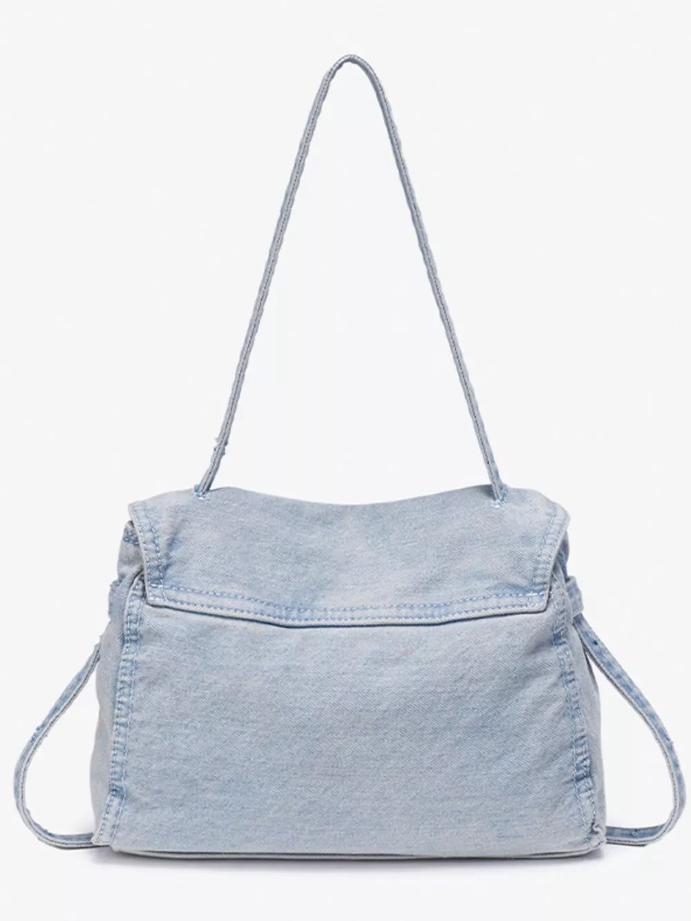 Vintage Denim Shoulder Bag, image 8