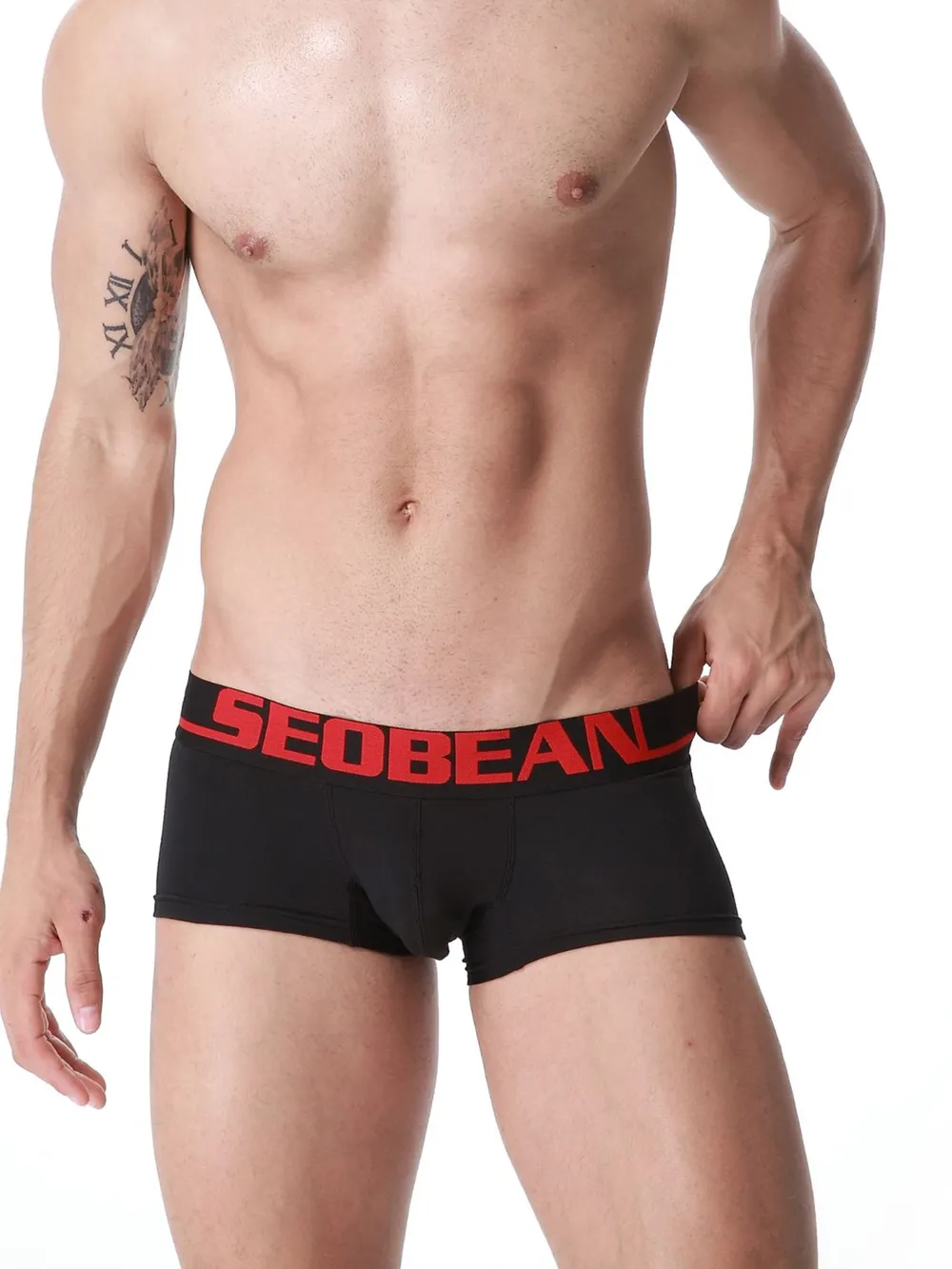 Men's Letter Contrast Panty