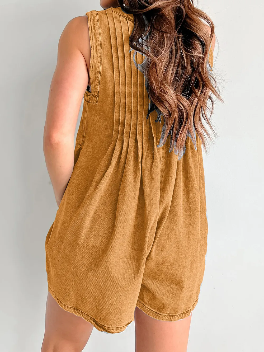 Tied Romper with Pockets, image 9