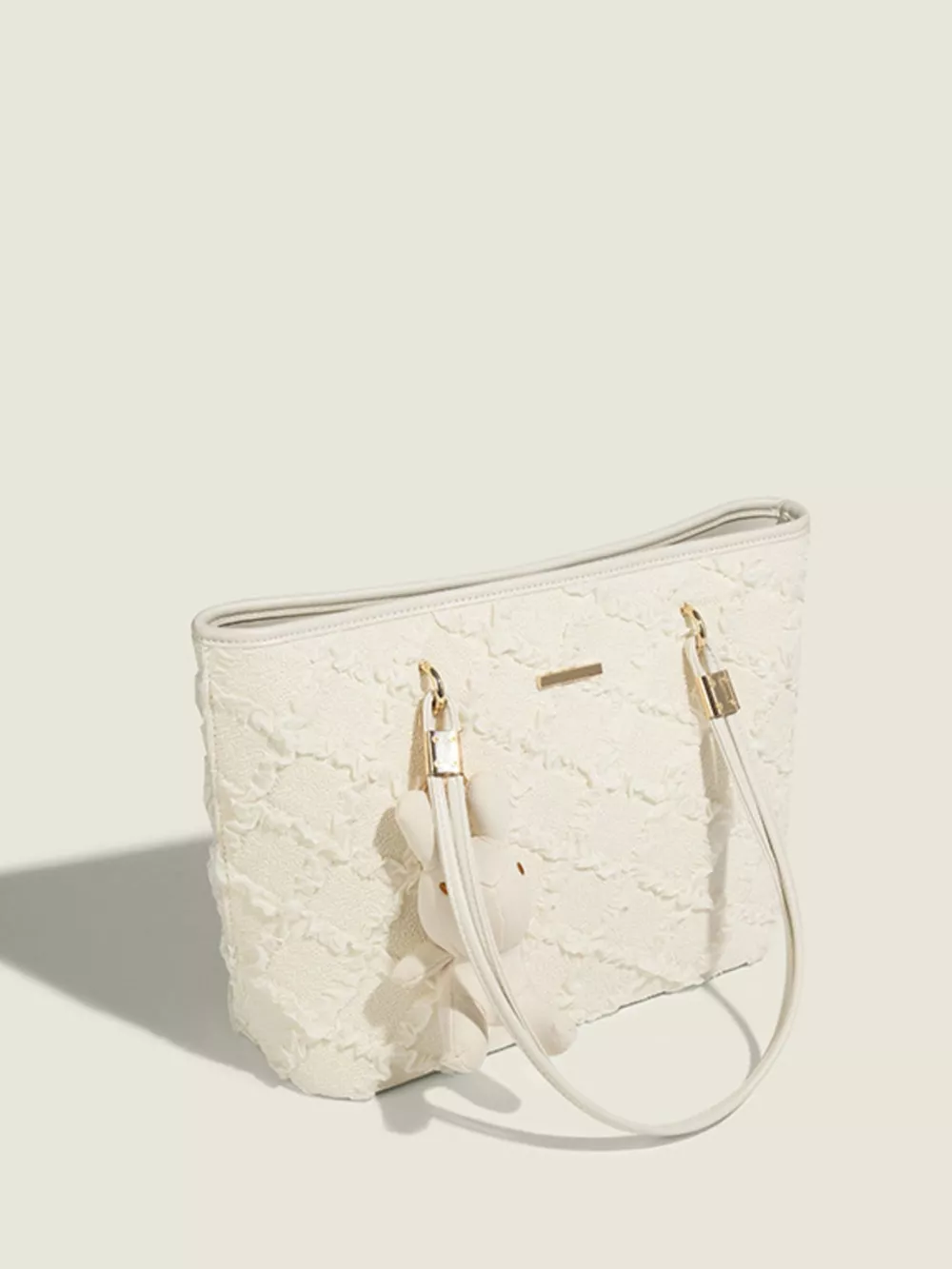 Textured Tote Shoulder Bag, image 5