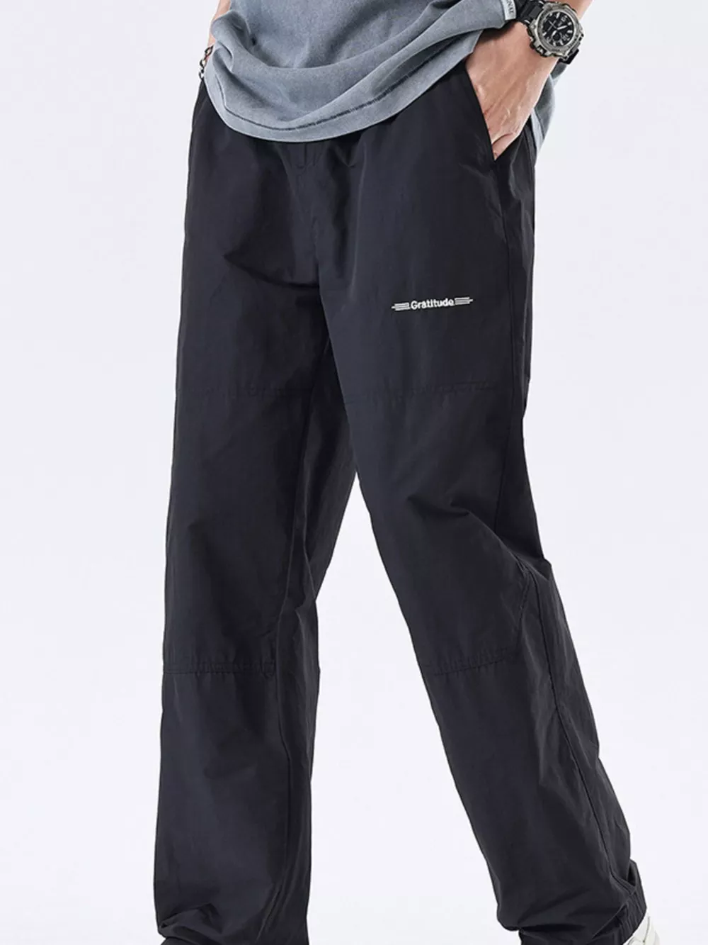 Men's Full Size Wide Leg Pants Plus Size
