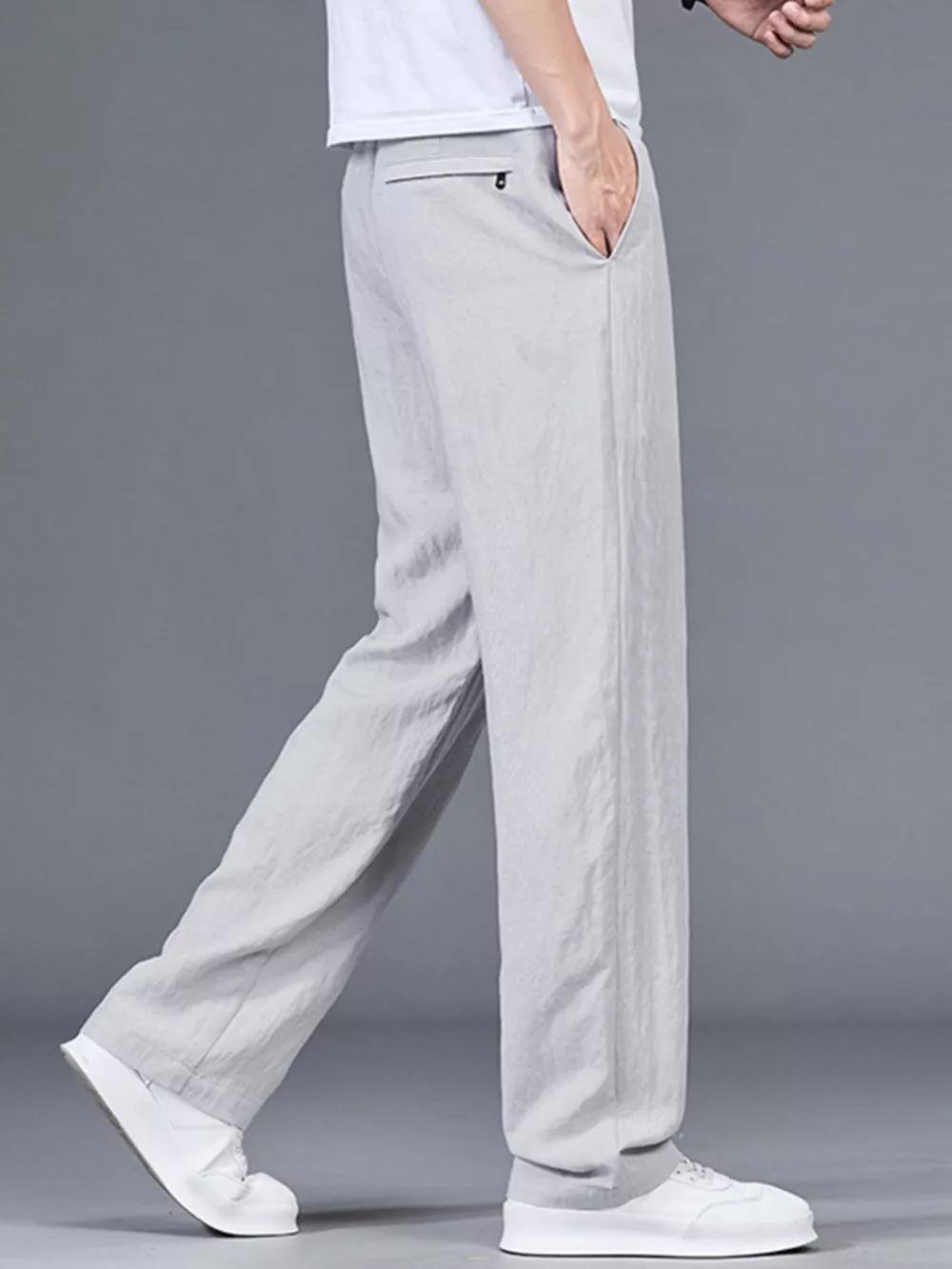 Men's Plus Size Lightweight Casual Pants, image 3