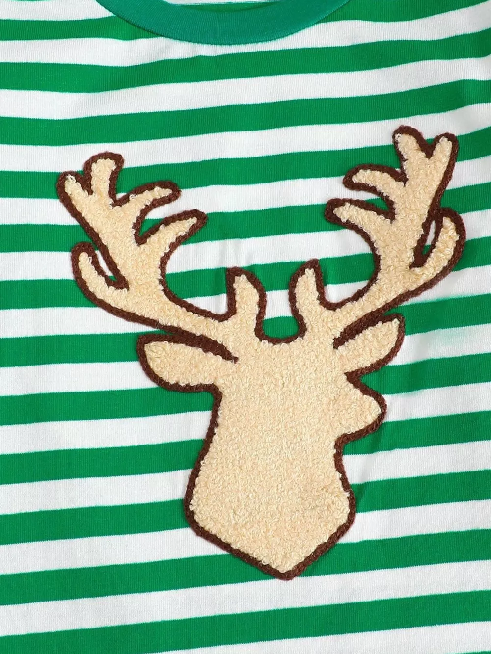 Children's Christmas Striped Pajama Set, image 9