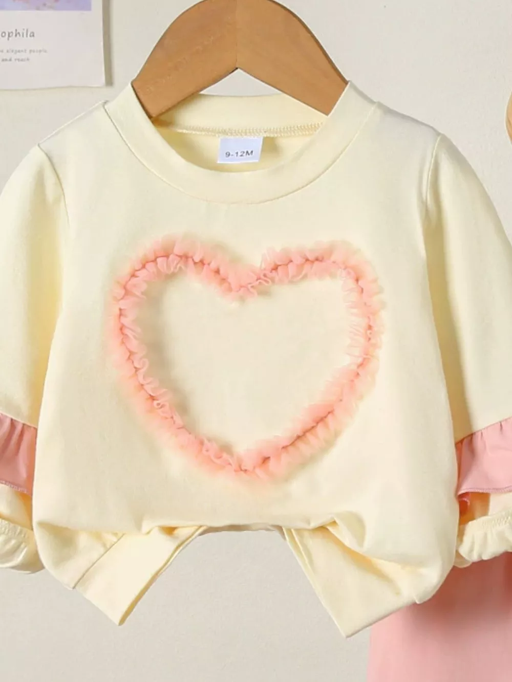 Children's Flower Long Sleeve Top and Pants Set, image 20