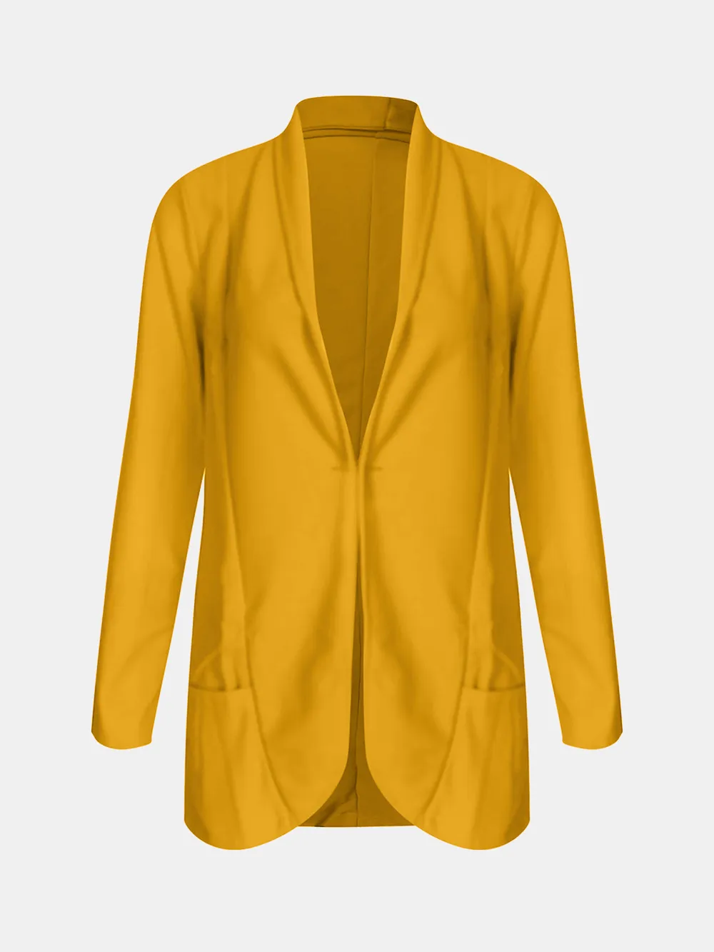 Collared Neck Long Sleeve Blazer, image 5