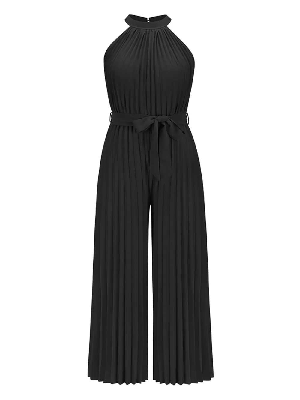 Cutout Tied Pleated Sleeveless Jumpsuit, image 19