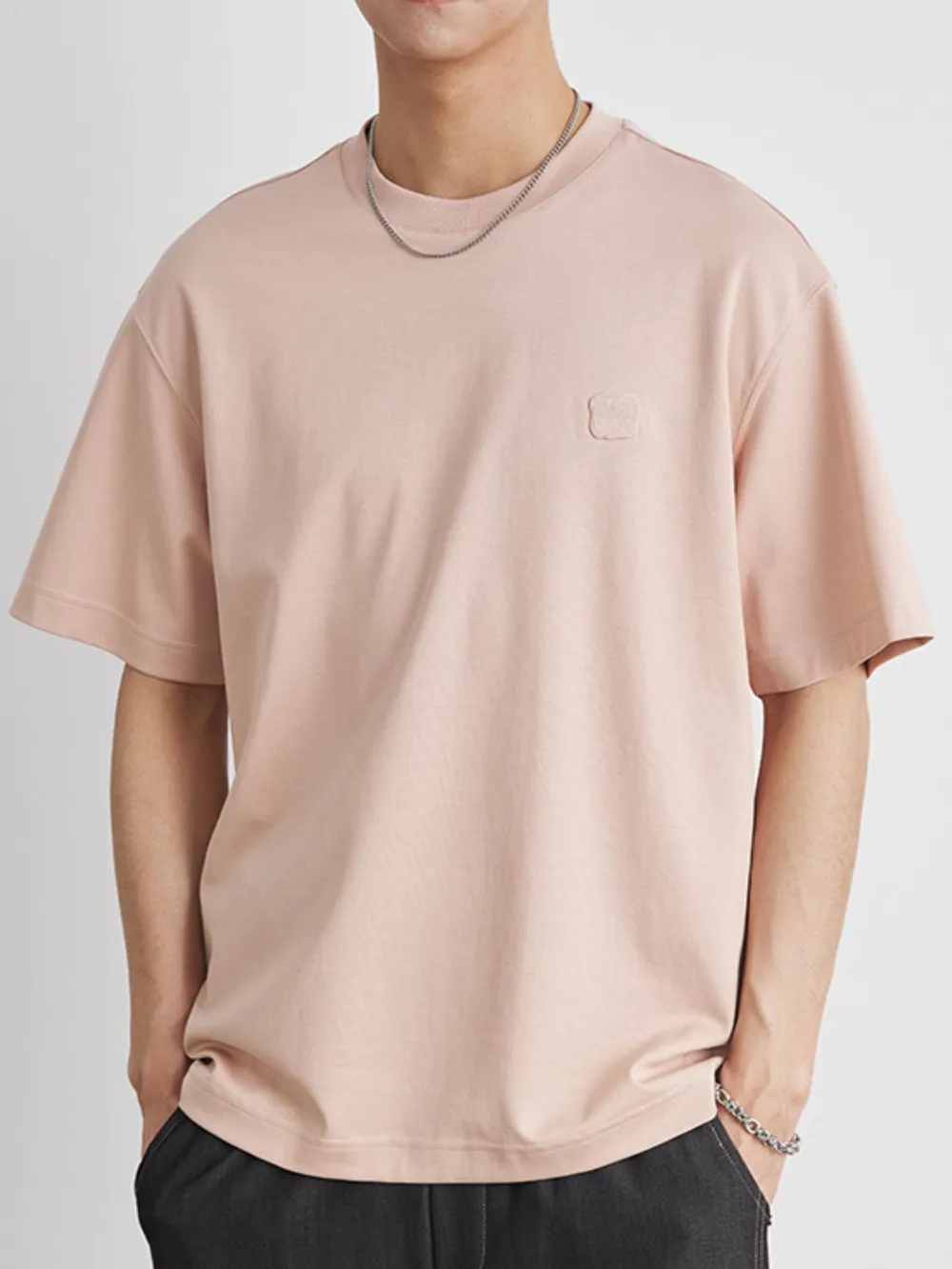 Men's Plus Size Round Neck Short Sleeve T-Shirt, image 6