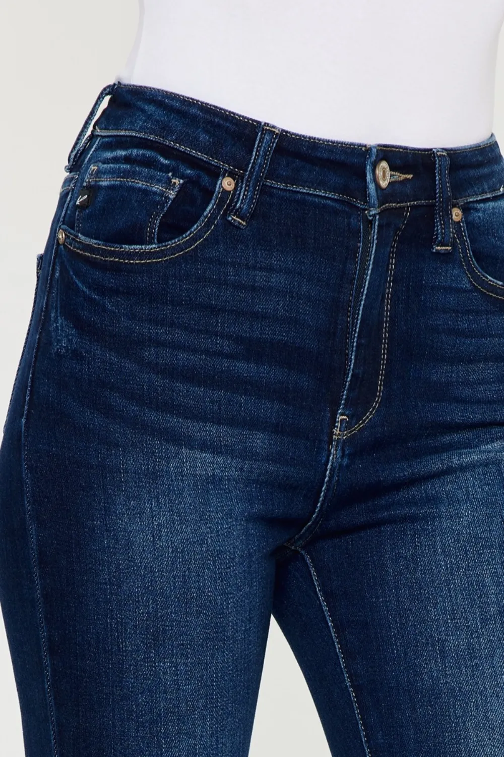 Full Size High Rise Frayed Ankle Skinny Jeans, image 6