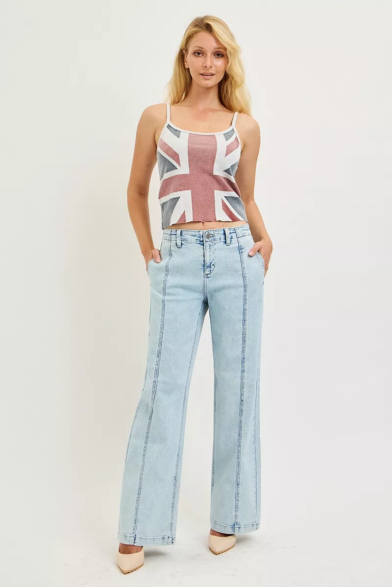 Slouchy Wide Leg Jeans, image 7