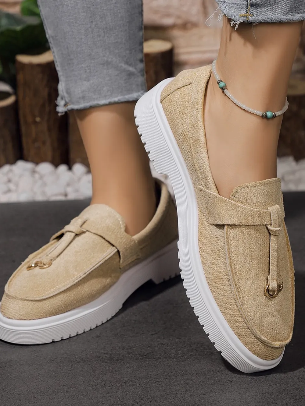 Round Toe Flat Slip-Ons, image 7
