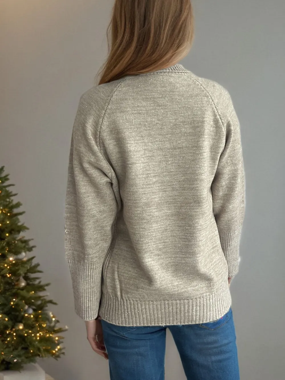 Turtleneck Raglan Sleeve Sweater, image 9