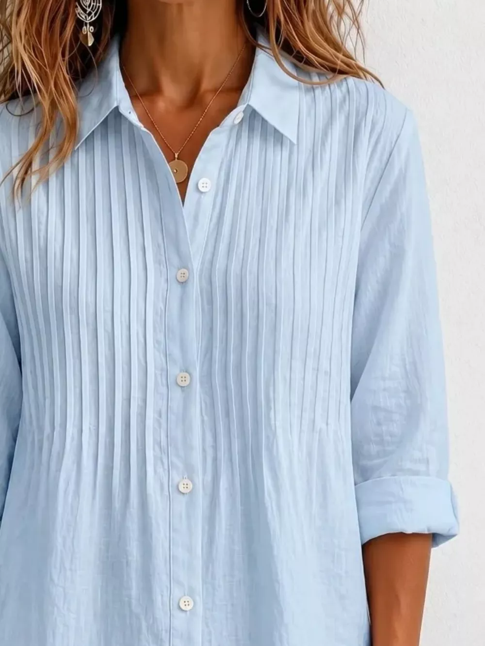 Men's Full Size Button Up Long Sleeve Shirt Plus Size, image 14