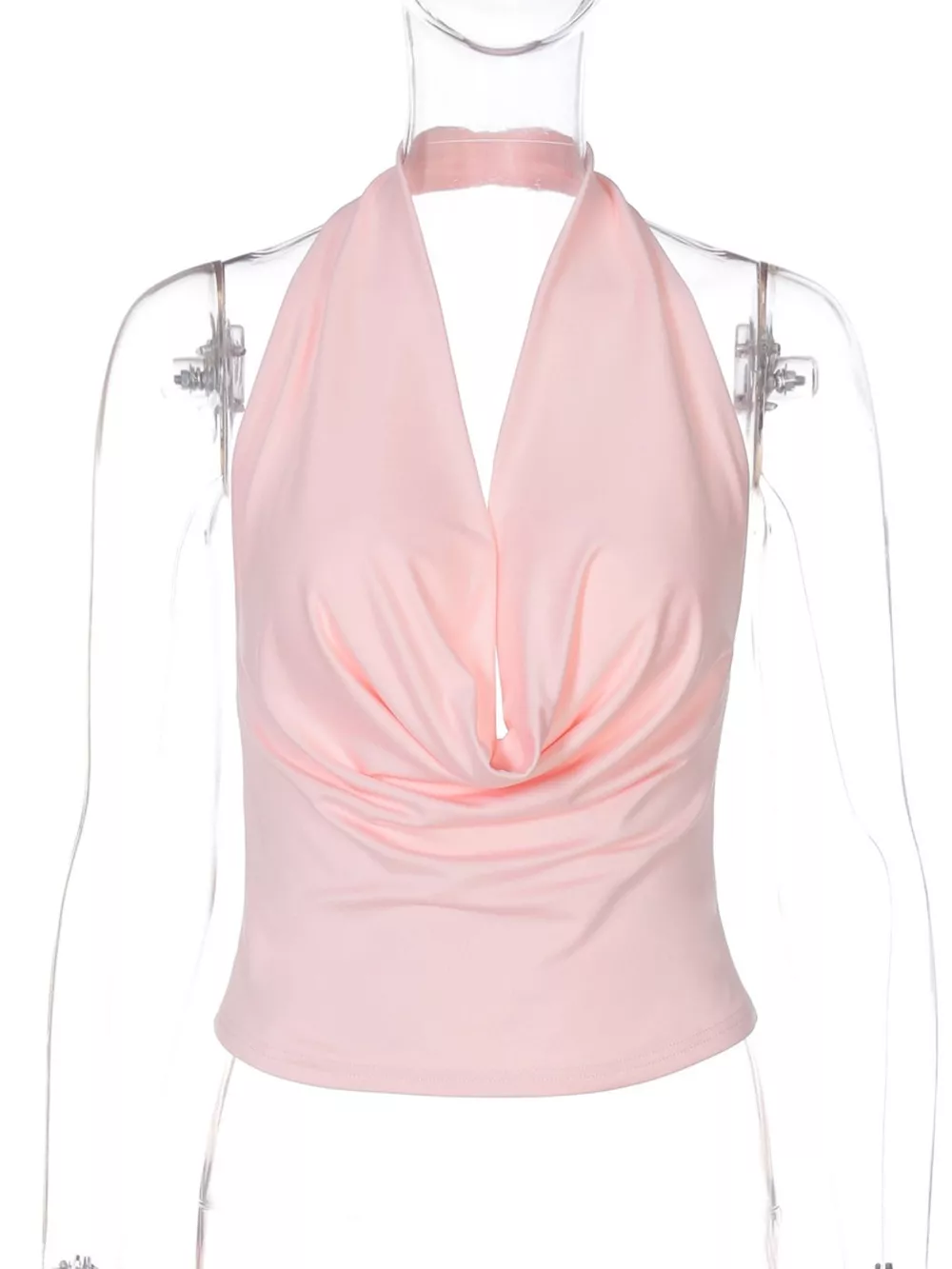 Halter Neck Ruched Cami, image 10