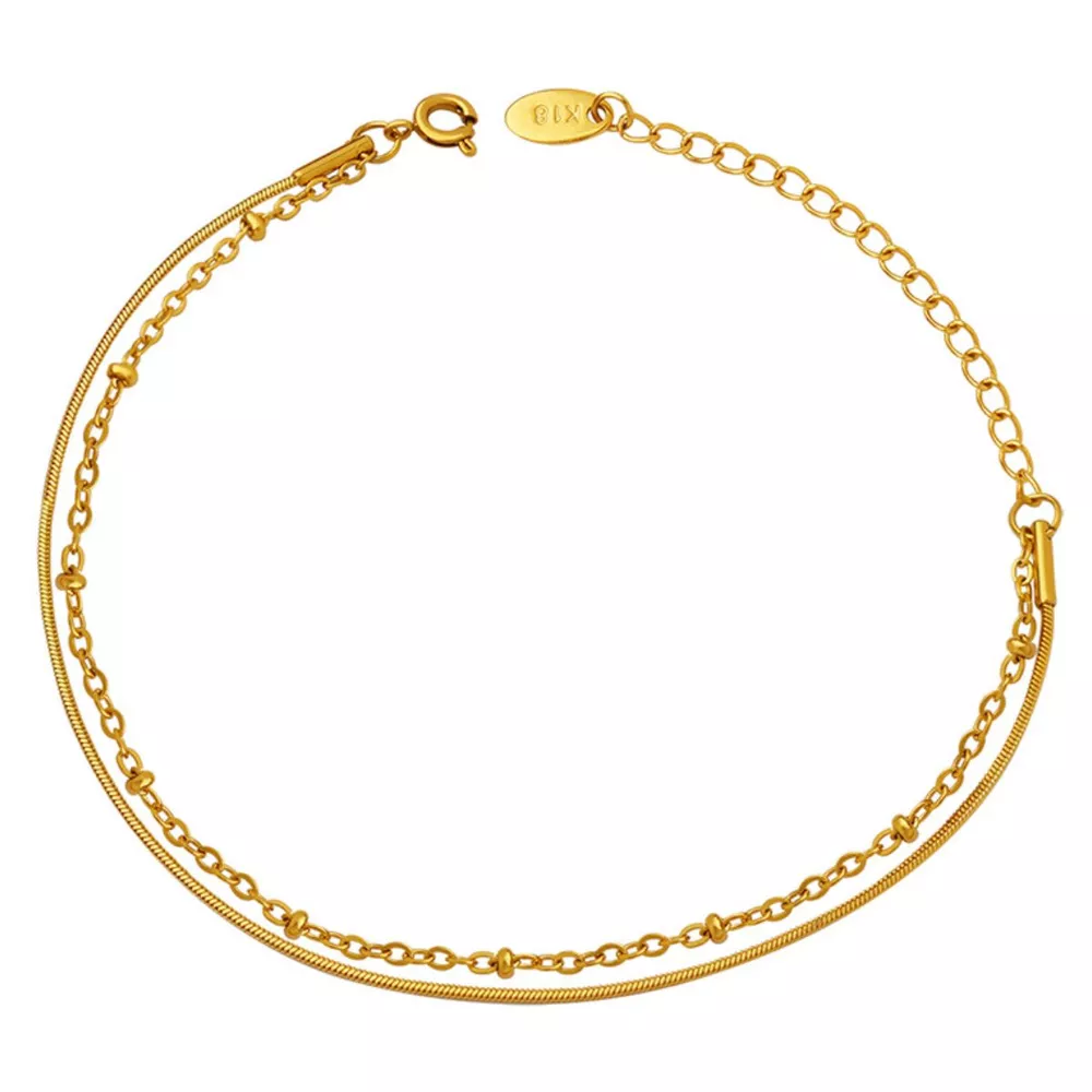 Titanium Steel Double Layered Bracelet, image 4