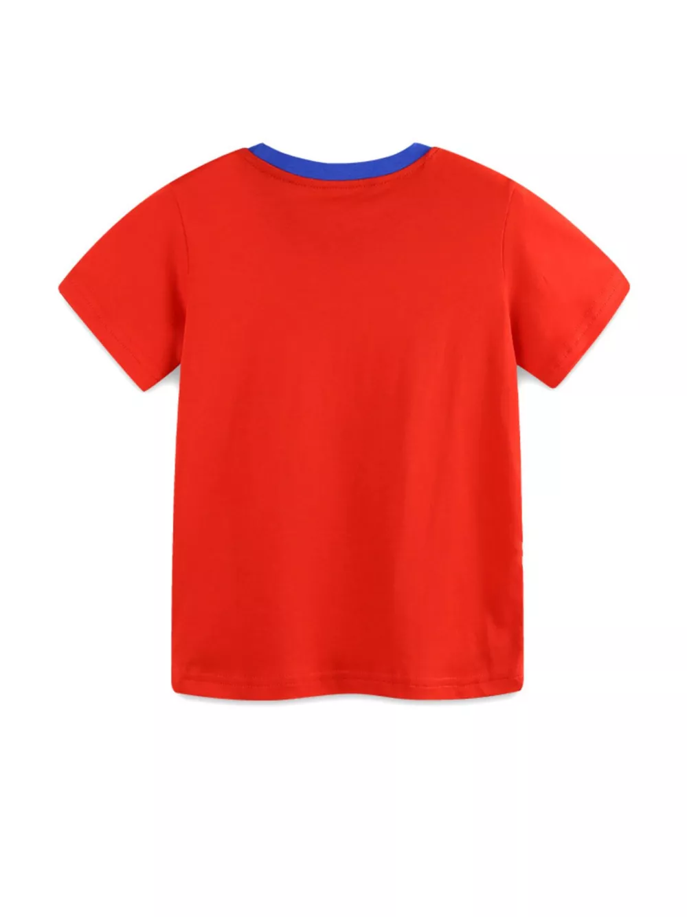 Children's Cartoon Shark Print Crew Neck Short Sleeve T-Shirt, image 7