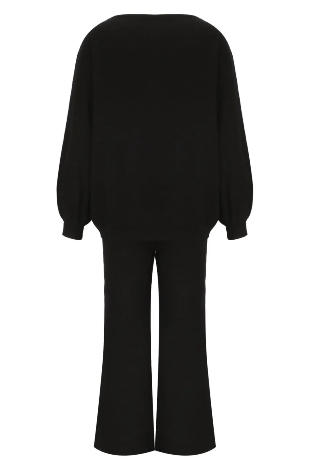 Round Neck Long Sleeve Top and Pants Set, image 17