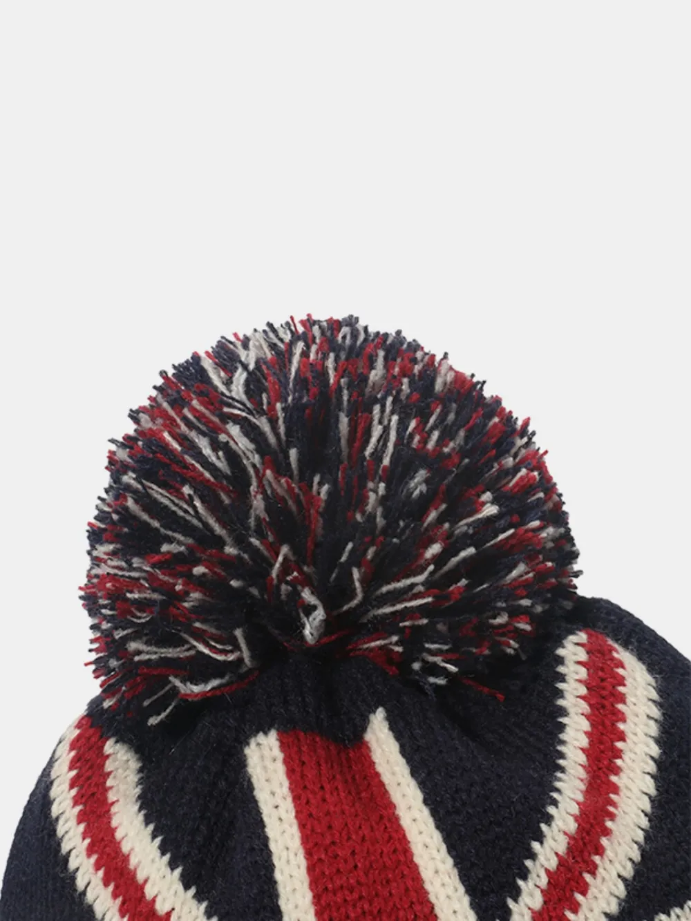 Roll Rim US Flag Knit Hat, image 3
