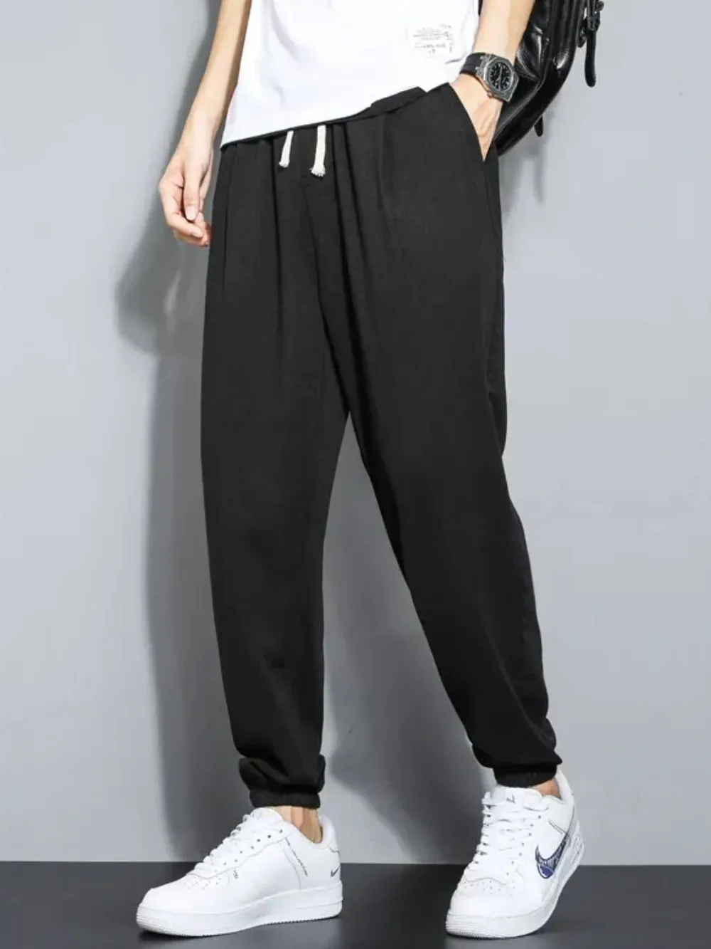 Men's Plus Size Casual Drawstring Jogger Pants