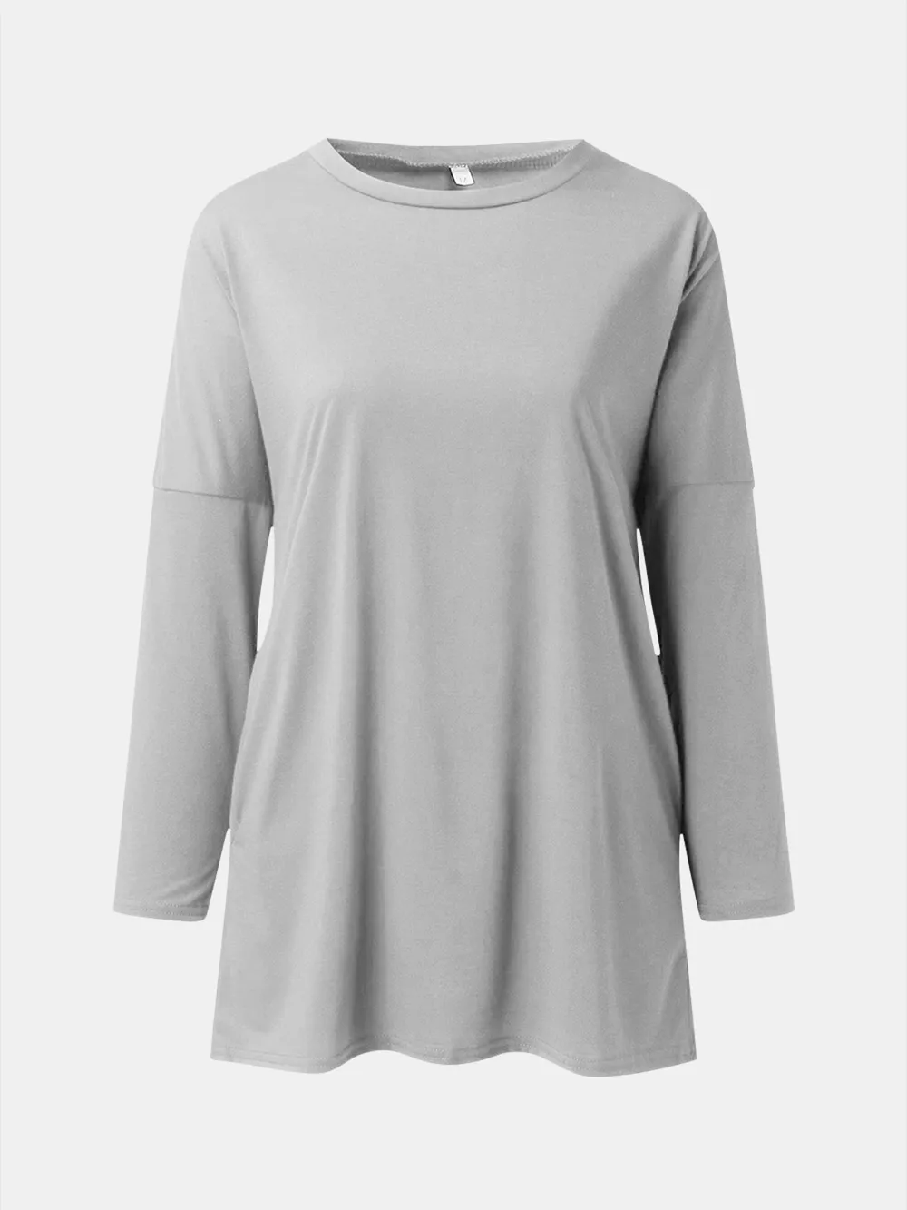 Full Size Round Neck Long Sleeve T-Shirt, image 4