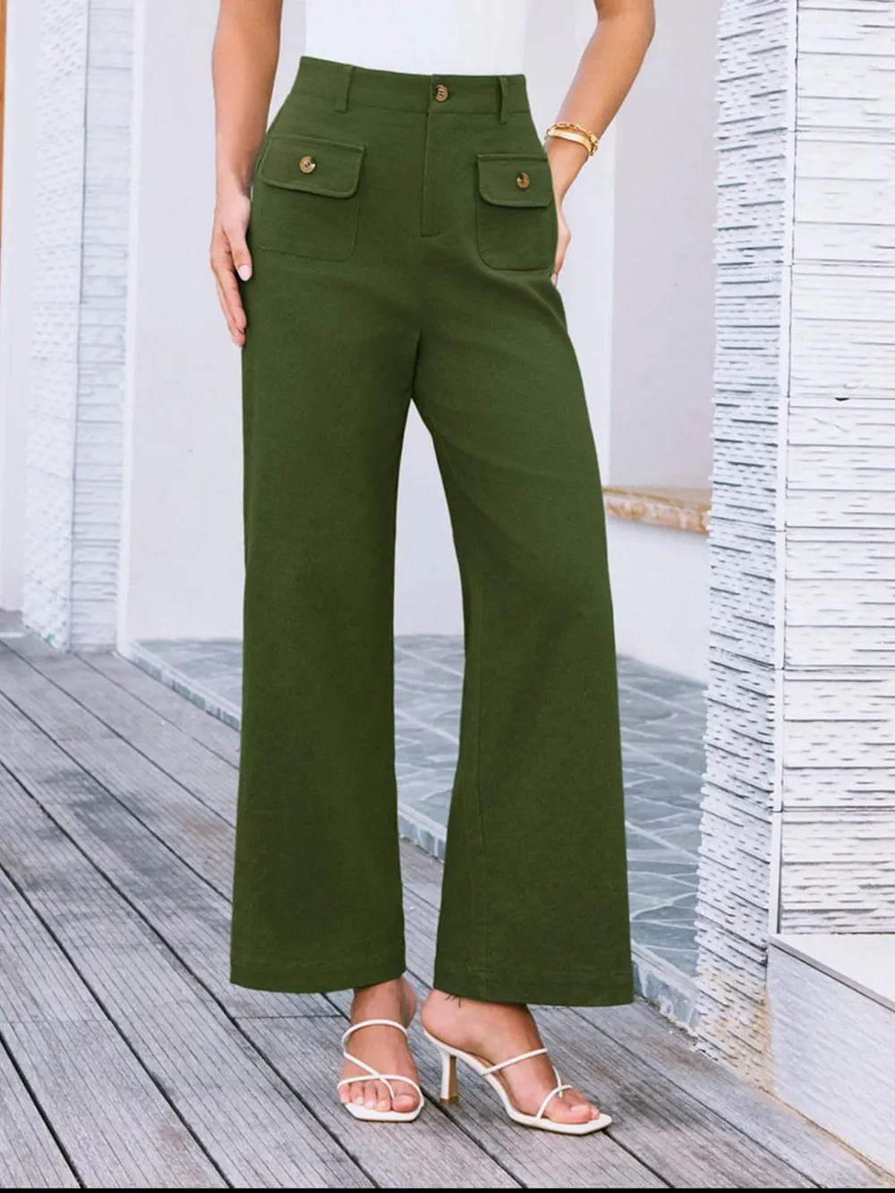 High Waist Wide Leg Pants, image 9