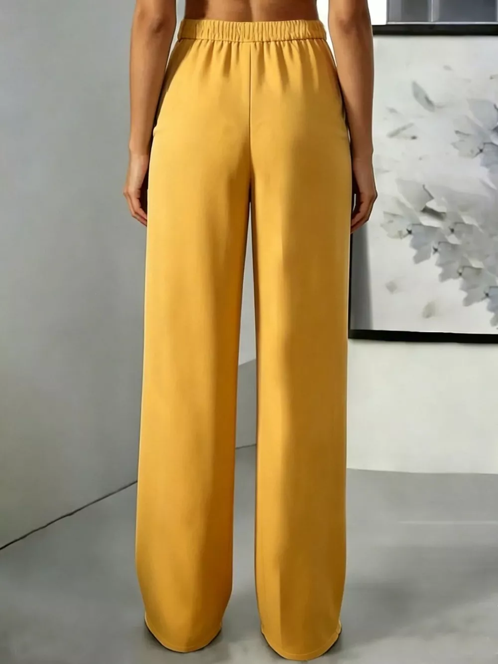 High-Waisted Pleated Wide-Leg Pants, image 18