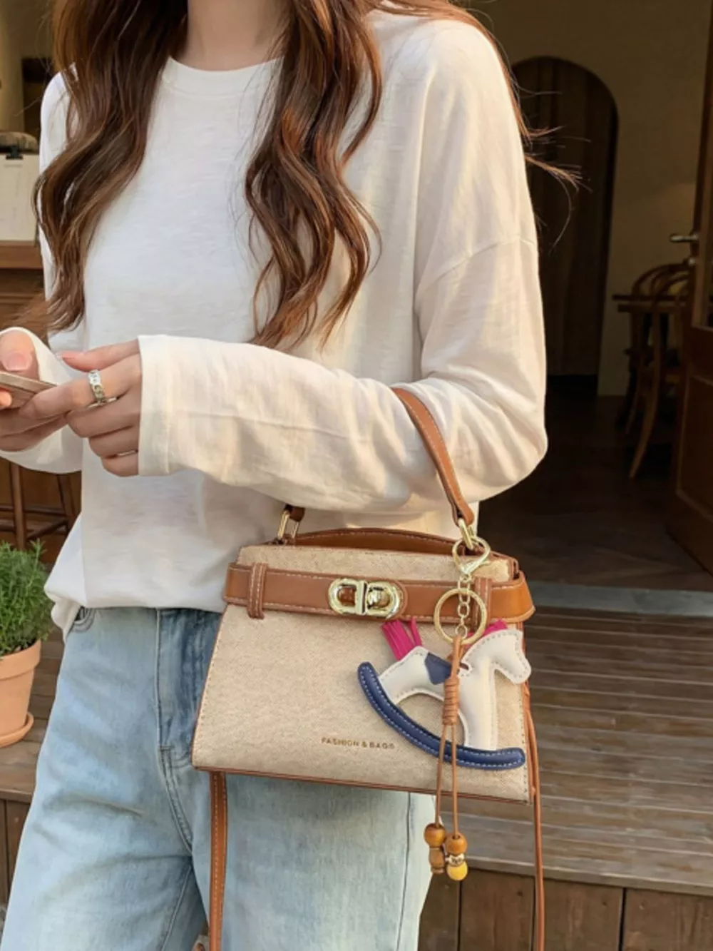 PU Leather Crossbody Bag, image 2