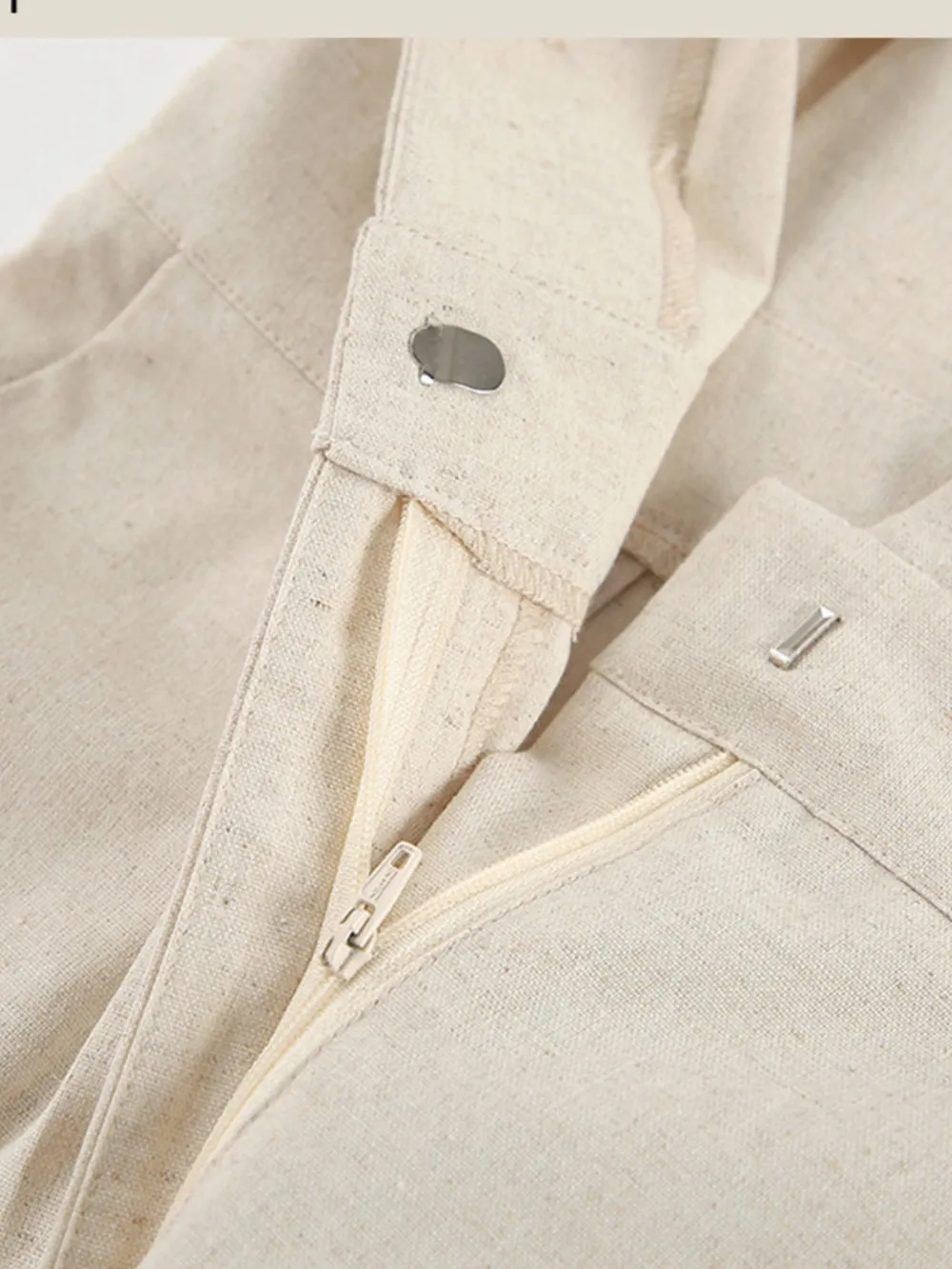 Button-Front Short Sleeve Romper, image 8
