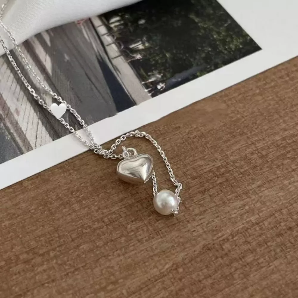 925 Sterling Silver Heart Necklace