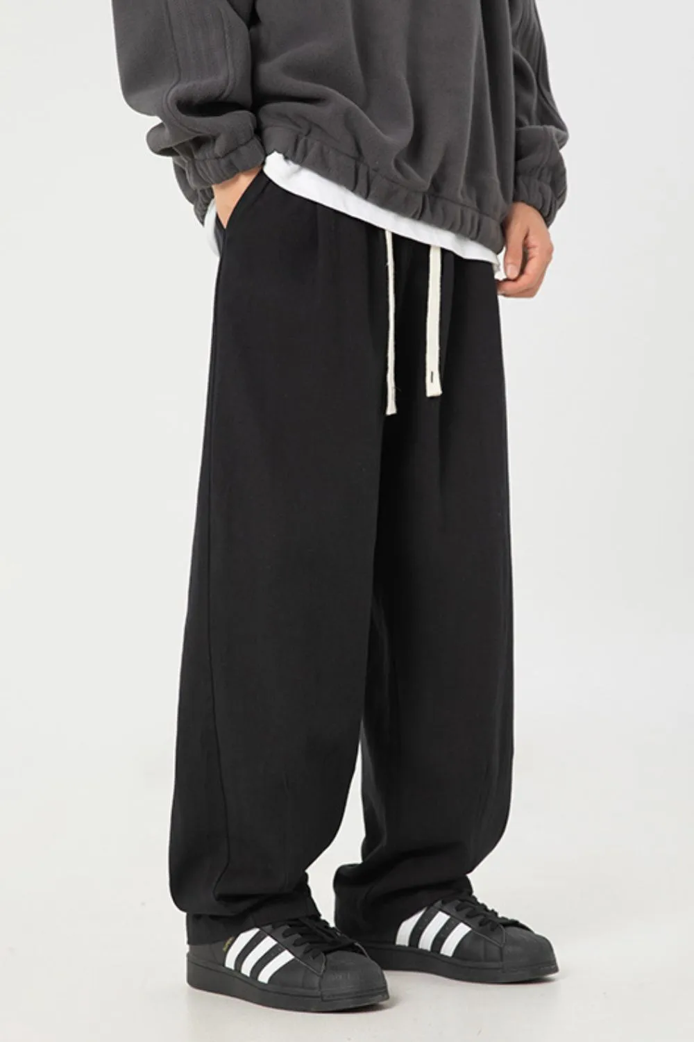 Men's Plus Size Drawstring Pants