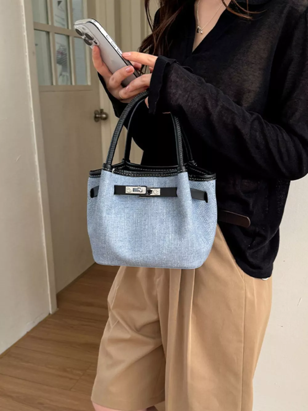 Top Handle Crossbody Bag, image 2