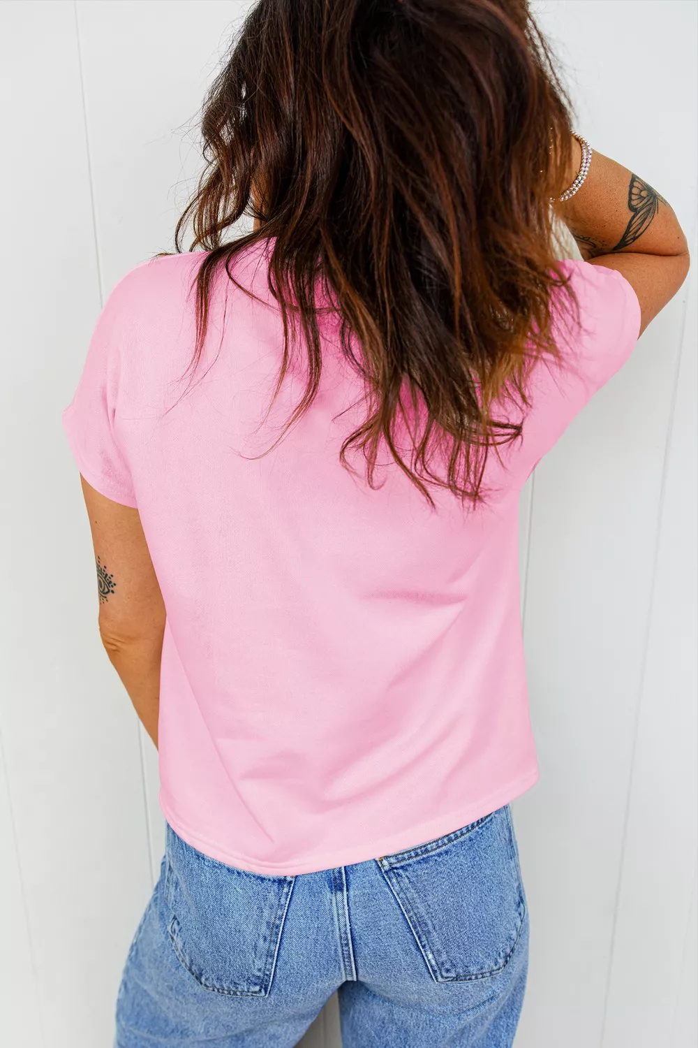 Leopard Bow Graphic Relaxed Fit T-Shirt, image 5