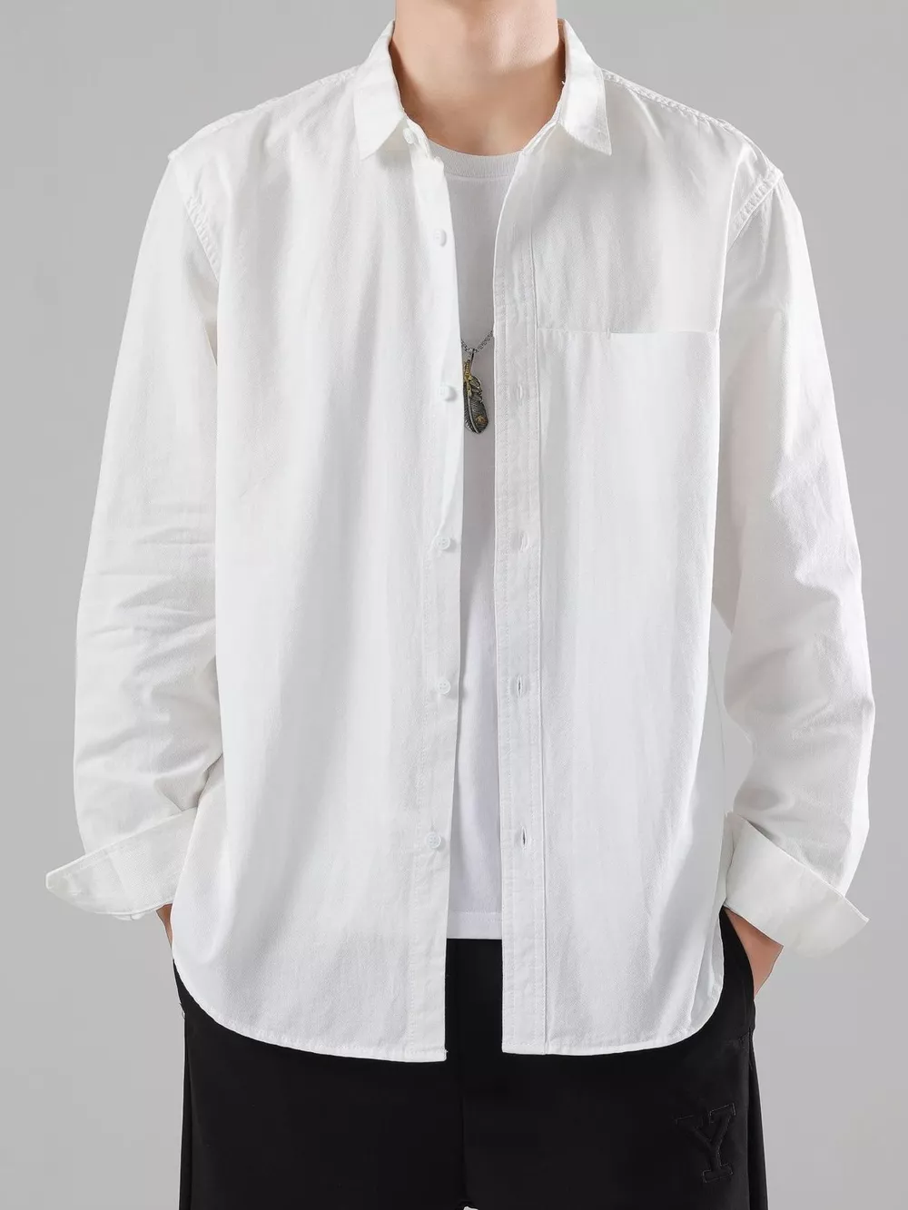 Men's Full Size Button-Up Casual Shirt Plus Size, image 8