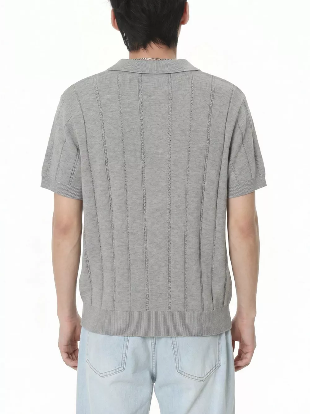 Men's Button Detail Short Sleeve Polo, image 13