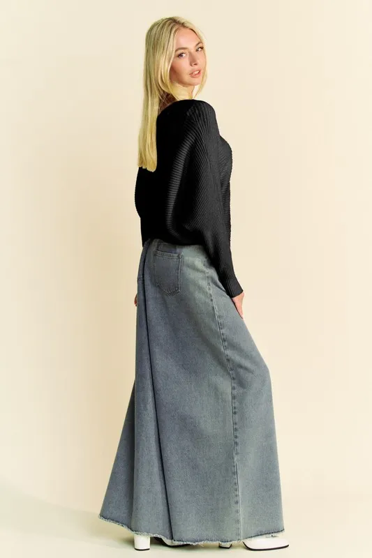 Round Neck Batwing Sleeve Sweater, image 6