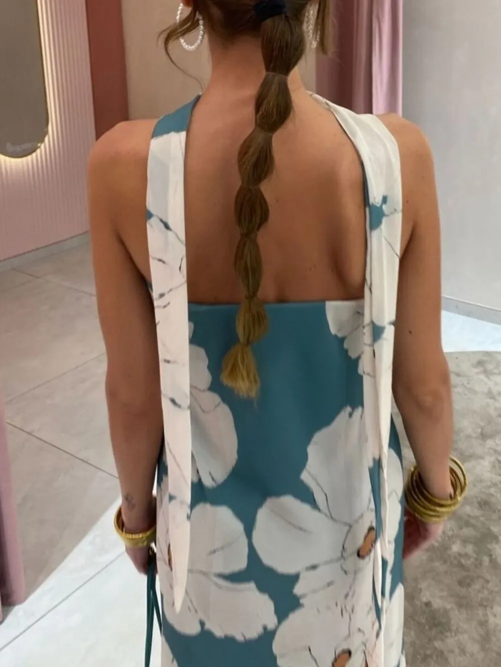 Printed Tube Maxi Dress, image 15