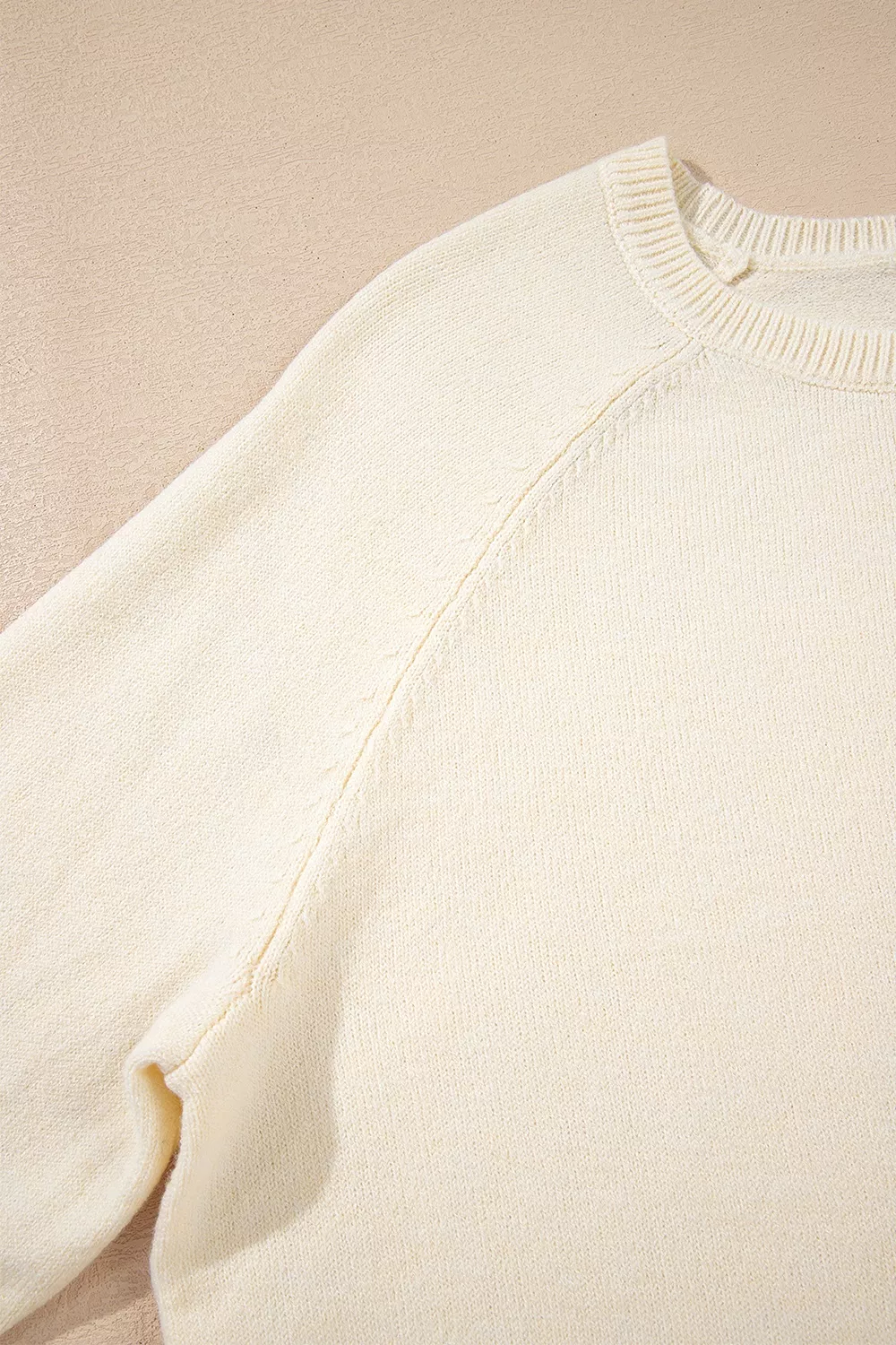 Button-Cuff Crew Neck Sweater, image 10