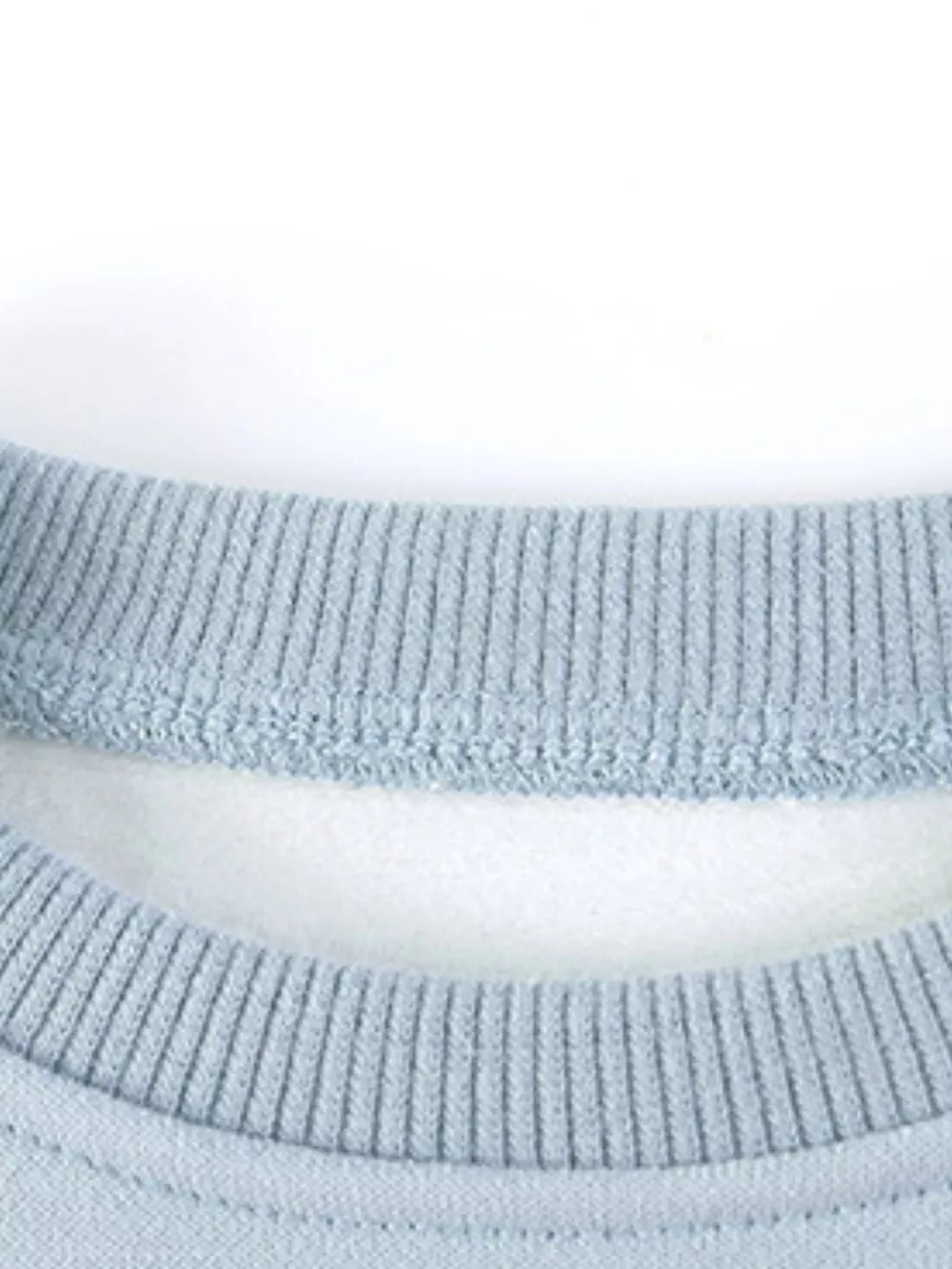 Children's Flower Applique Round Neck Sweatshirt, image 3
