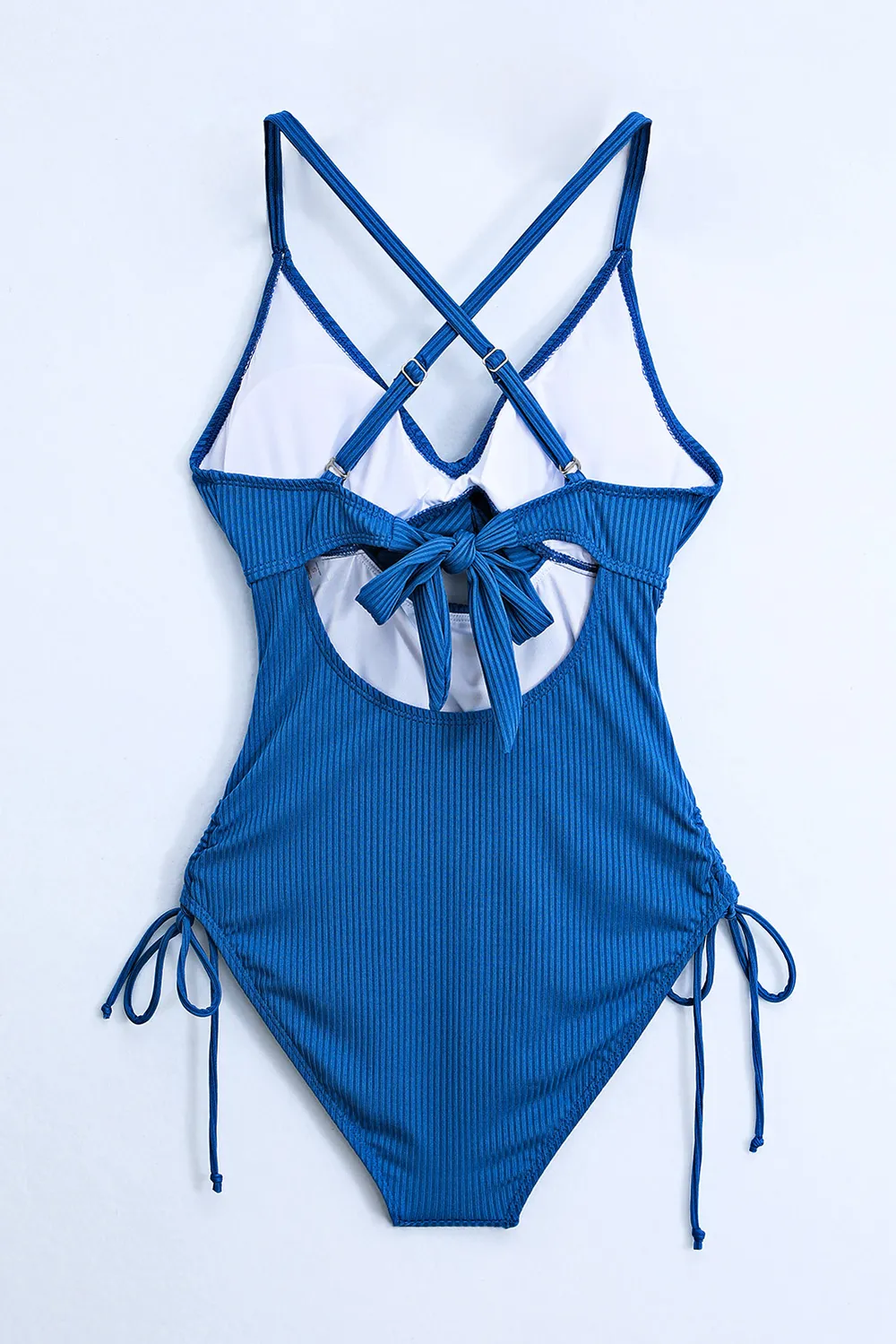 Cutout V-Neck Spaghetti Strap One-Piece Swimwear, image 6