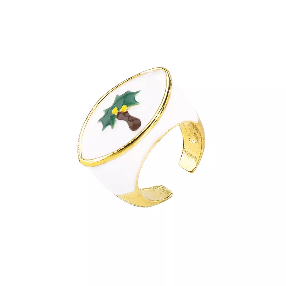 18K Gold-Plated Open Ring, image 9