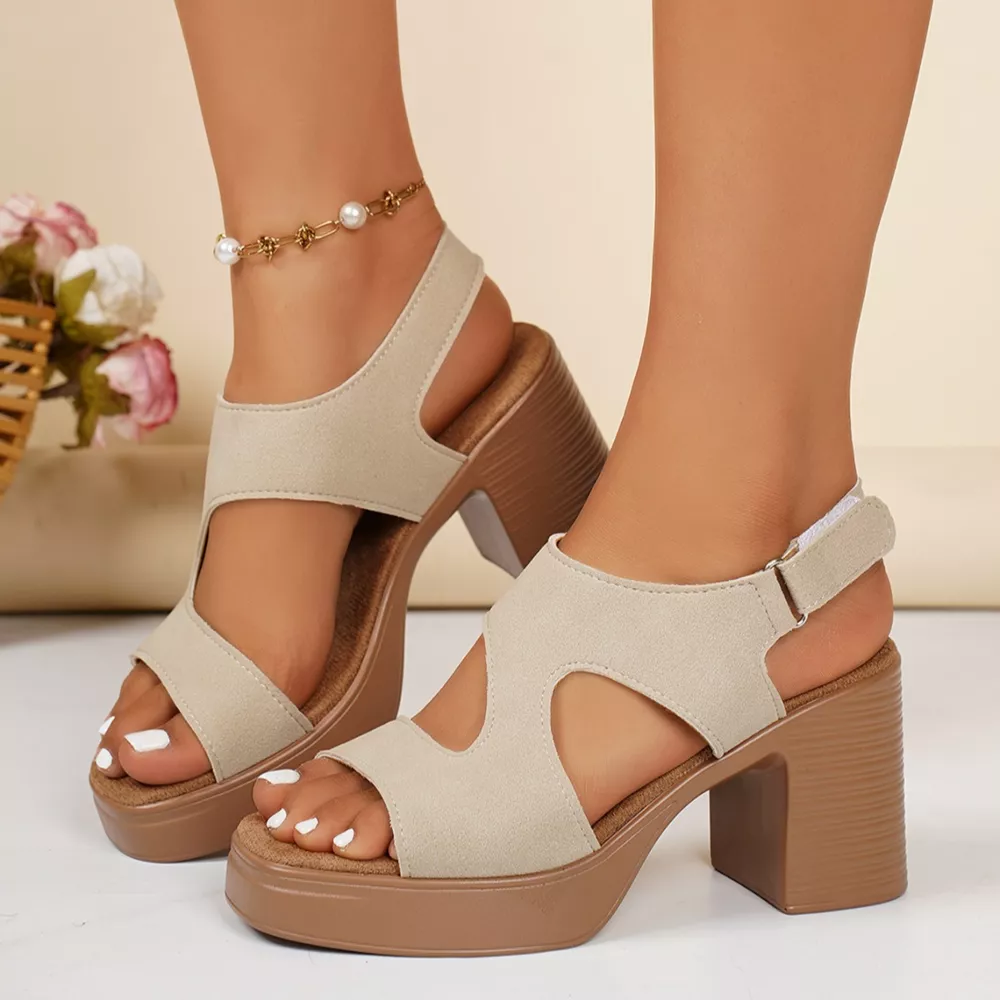 Open Toe Block Heels Sandals, image 11