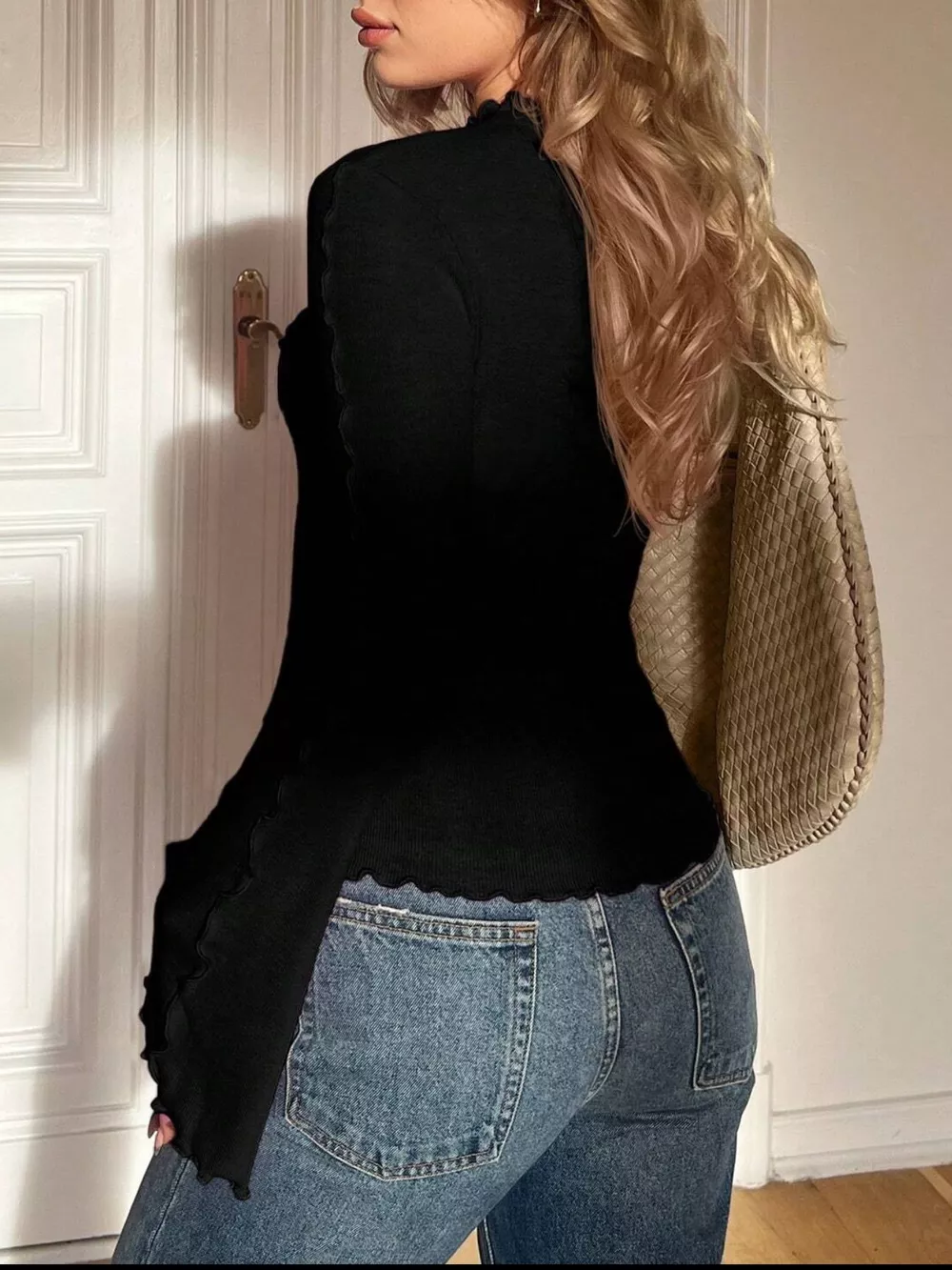 Lettuce Edge Flare Sleeve Top, image 17