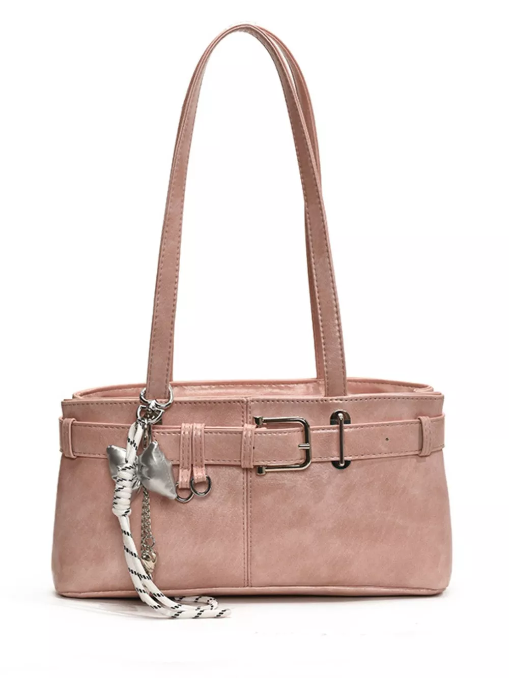 Buckle Decor Shoulder Bag, image 12
