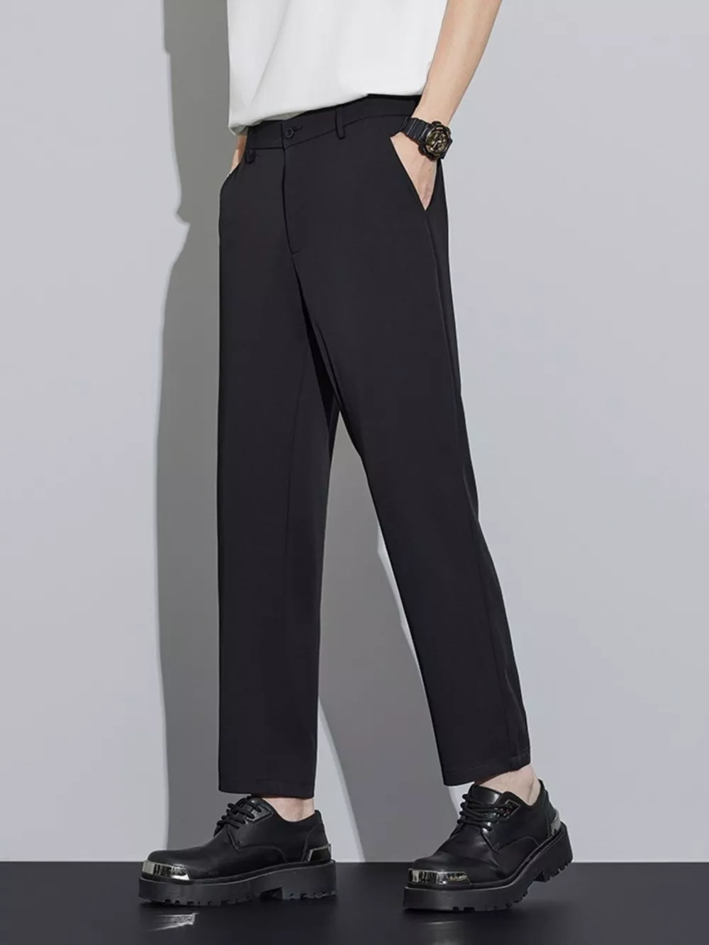 Men's Plus Size Straight Leg Casual Pants, image 6