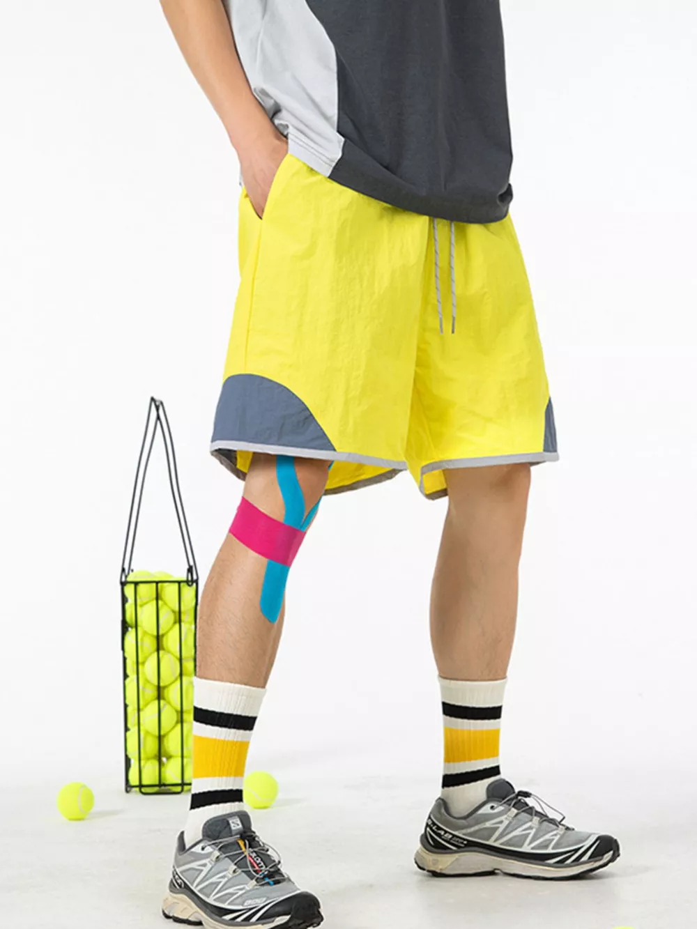 Men's Drawstring Pocketed Shorts, image 11