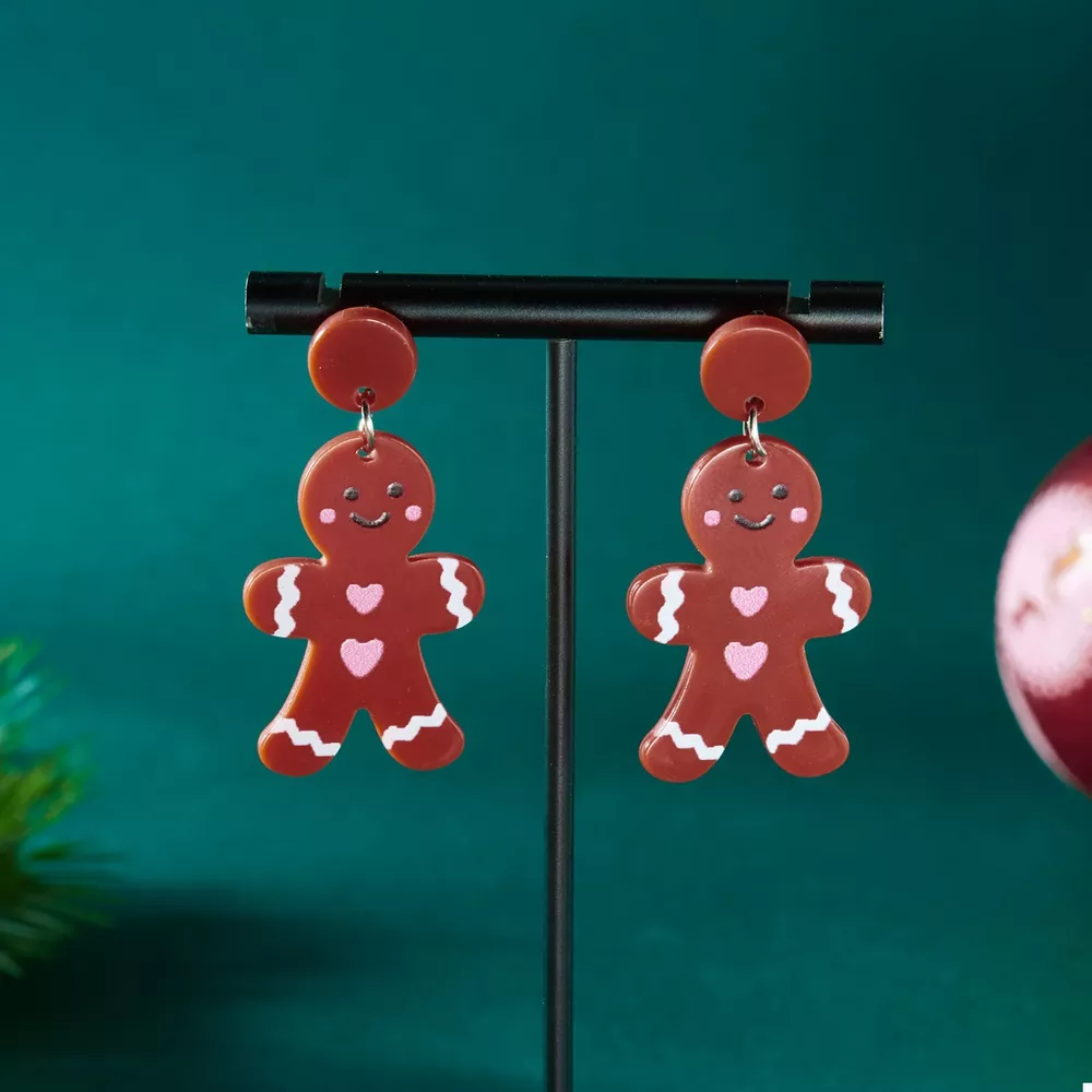 Christmas Acrylic Dangle Earrings, image 8