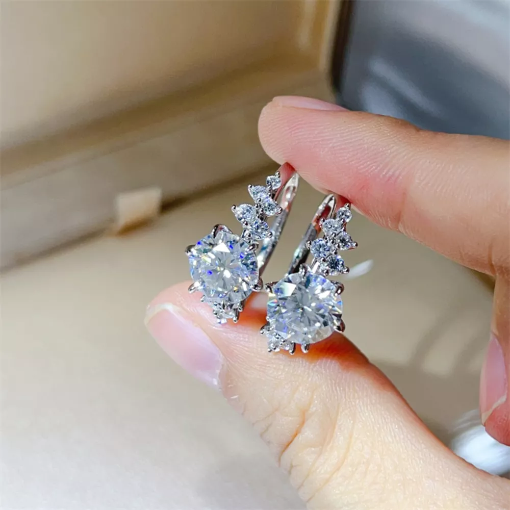 3 Carat Moissanite 925 Sterling Silver Ring, image 3