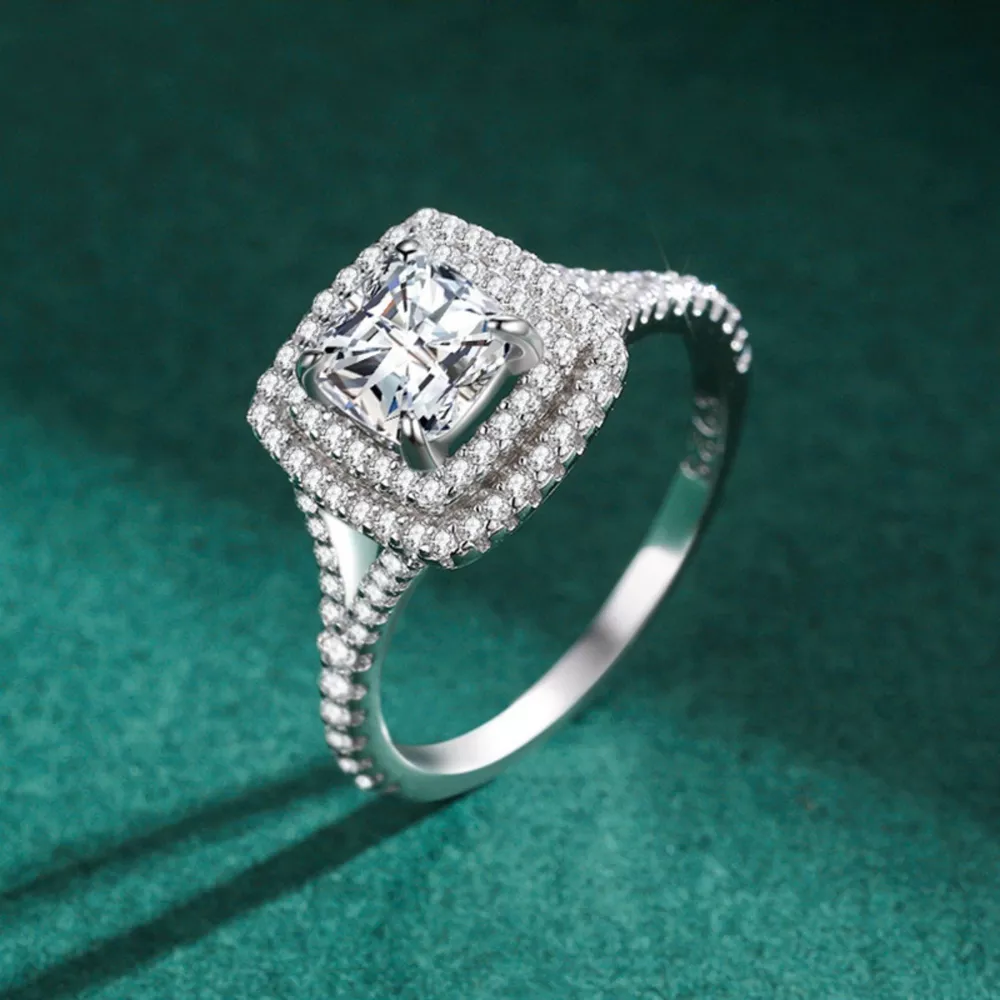 5 Carat Moissanite 925 Sterling Silver Ring