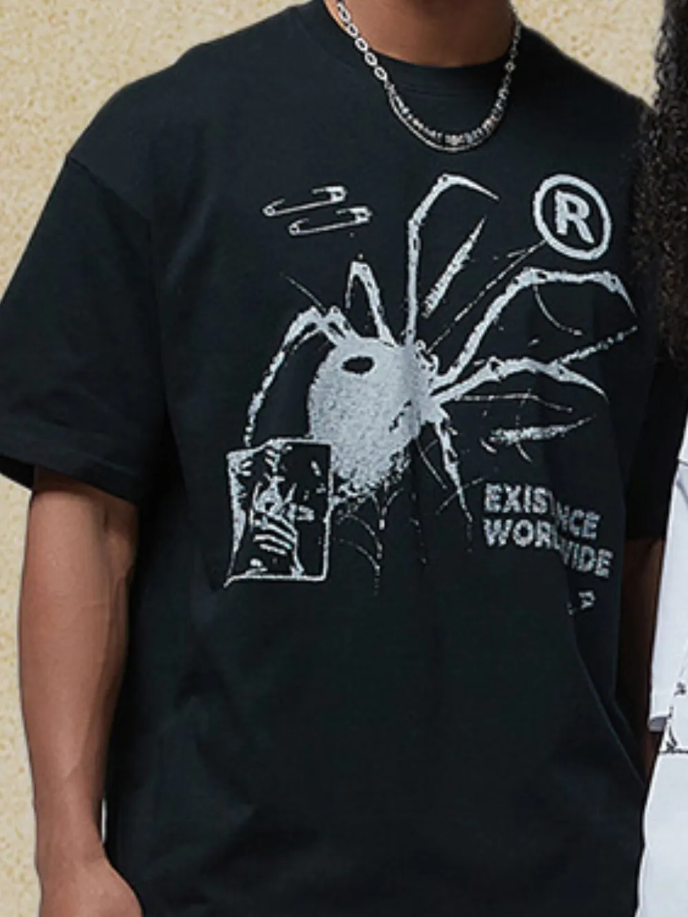 Men's Graphic Round Neck Half Sleeve T-Shirt, image 2